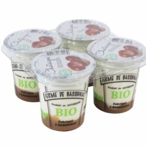 Yaourt BIO sur lit de confiture de chataigne par 4*