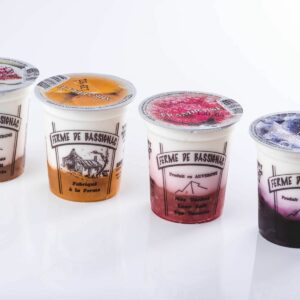 Yaourts sur lit de confiture de myrtille par 4 - vue alternative