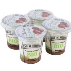 Yaourt BIO sur lit de confiture de chataigne par 4*