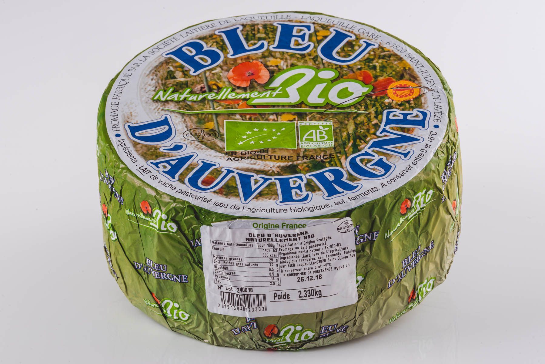 Bleu d'Auvergne AOP au lait pasteurisé issu de l'agriculture biologique* – Image 3