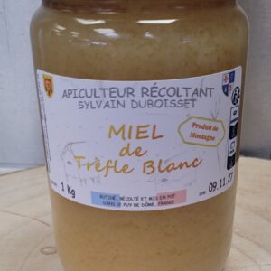 Miel de trèfle blanc 1kg